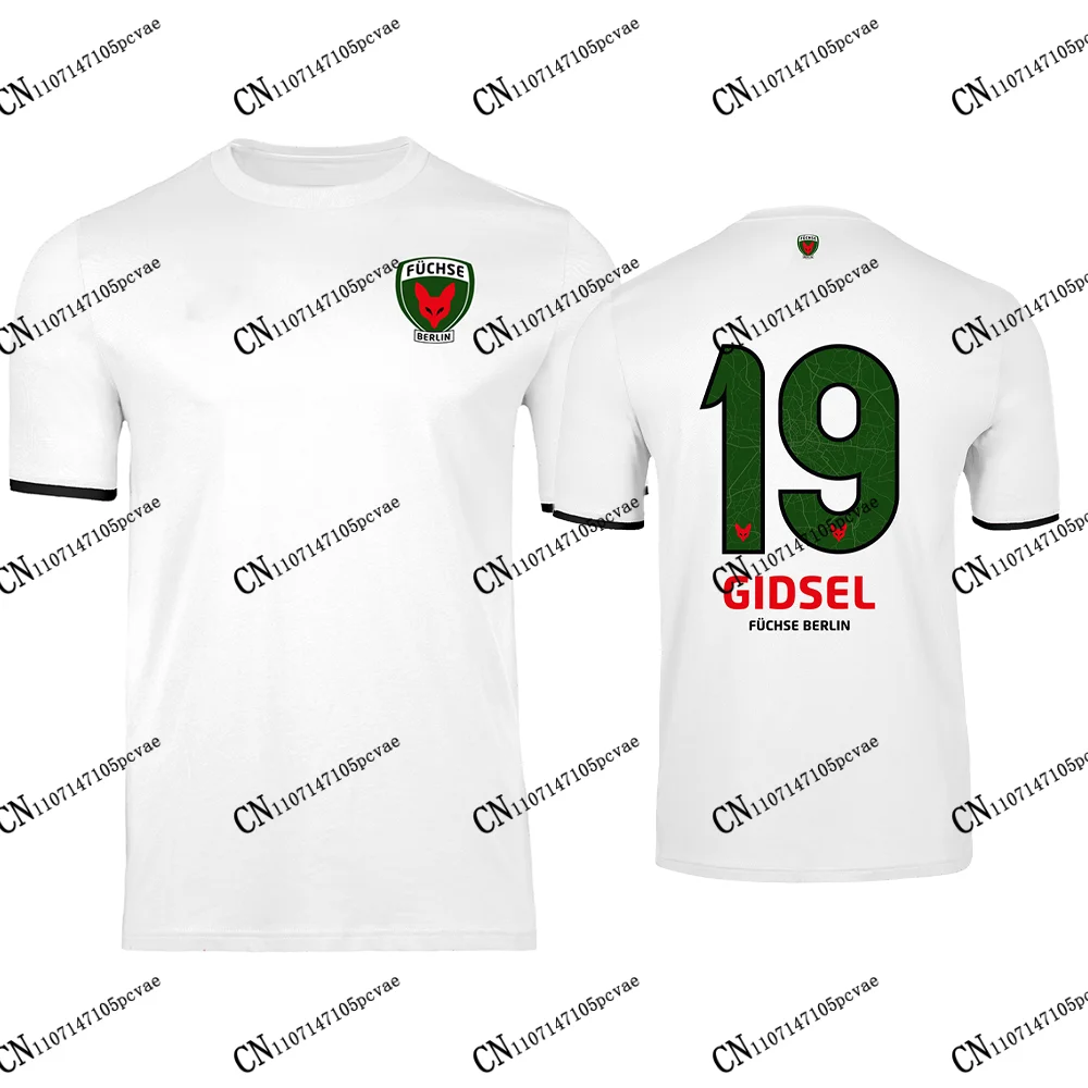New Arrivals: German HBL 2026-27 Handball Jerseys—Fuchse Berlin Fan T-Shirts, Adult & Kids' Player Shirts by Gidsel