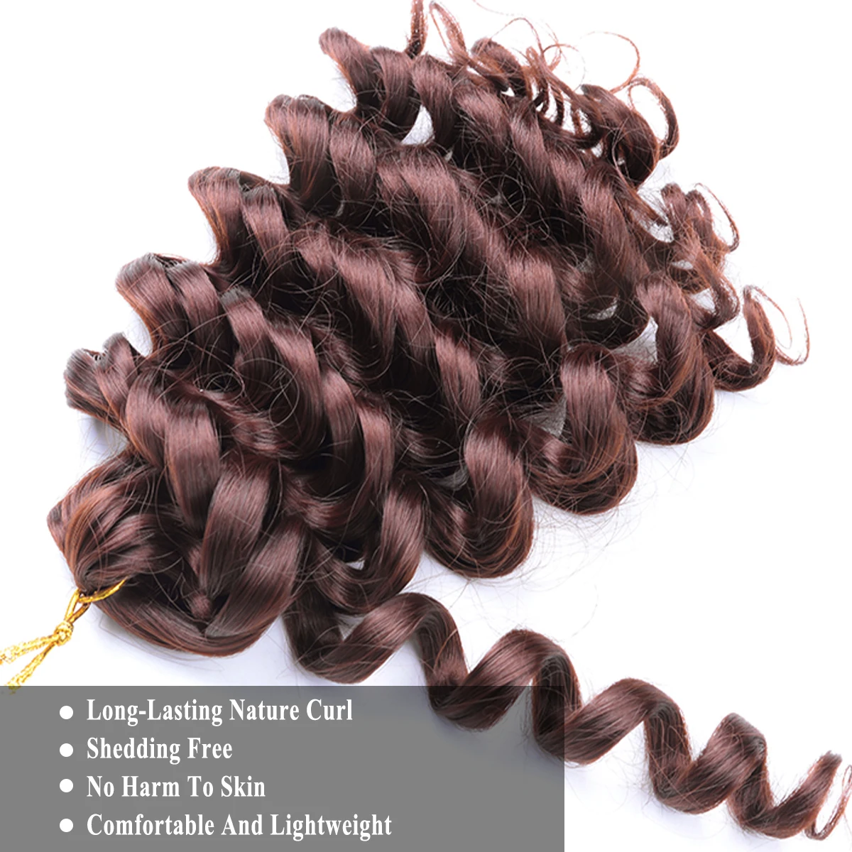 12inch Synthetic Italian Curls Braids Hair Crochet Loose Curls Hair Extensions Boho Braids Deep Wave Twist Curly Hair