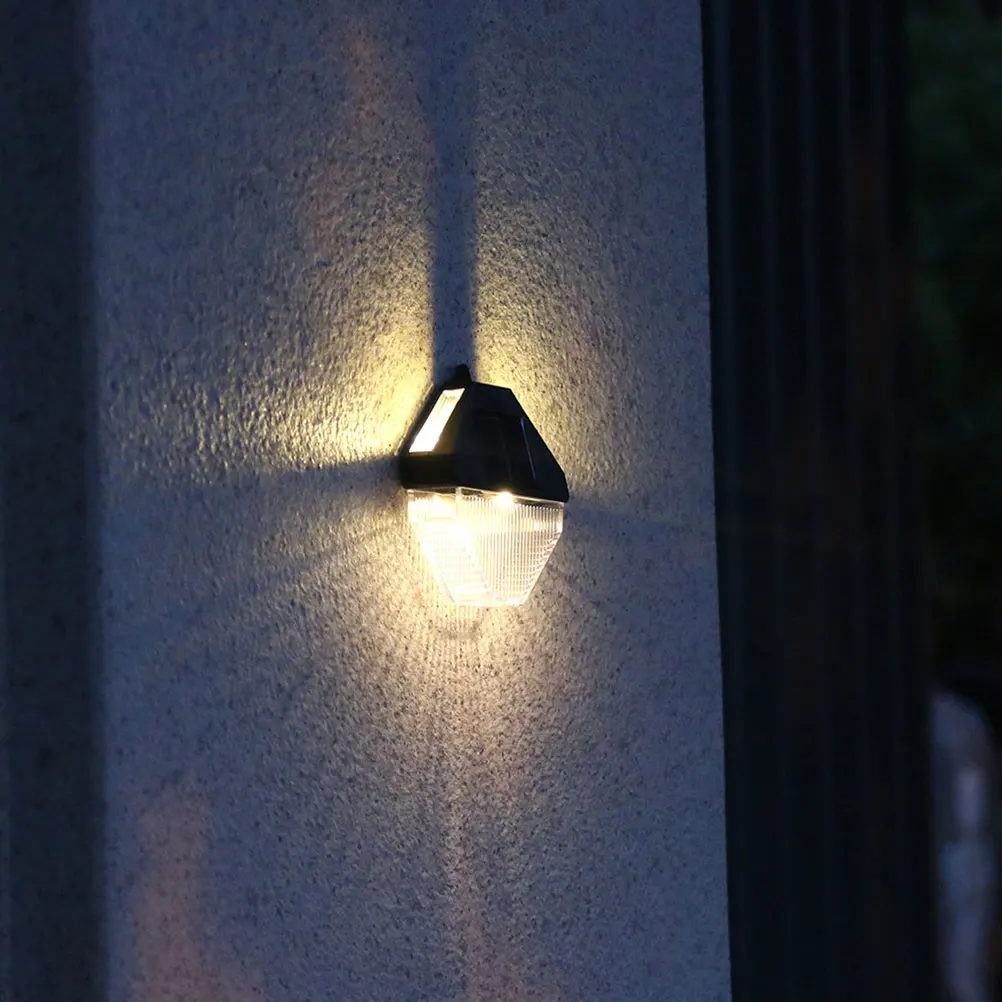 

Solar Wall Light Outdoor Lamp High Brightness Premium Waterproof Design for Yard Garden Accessories Wear resistant Lighting