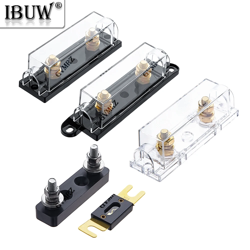 1Set 275 500 AMP ANL Fuse ANS Fuse Holder Bolt-on Fuse Automotive Fuse Holders Fusible Link With Fuse 60 80 100 120 300 400 450A