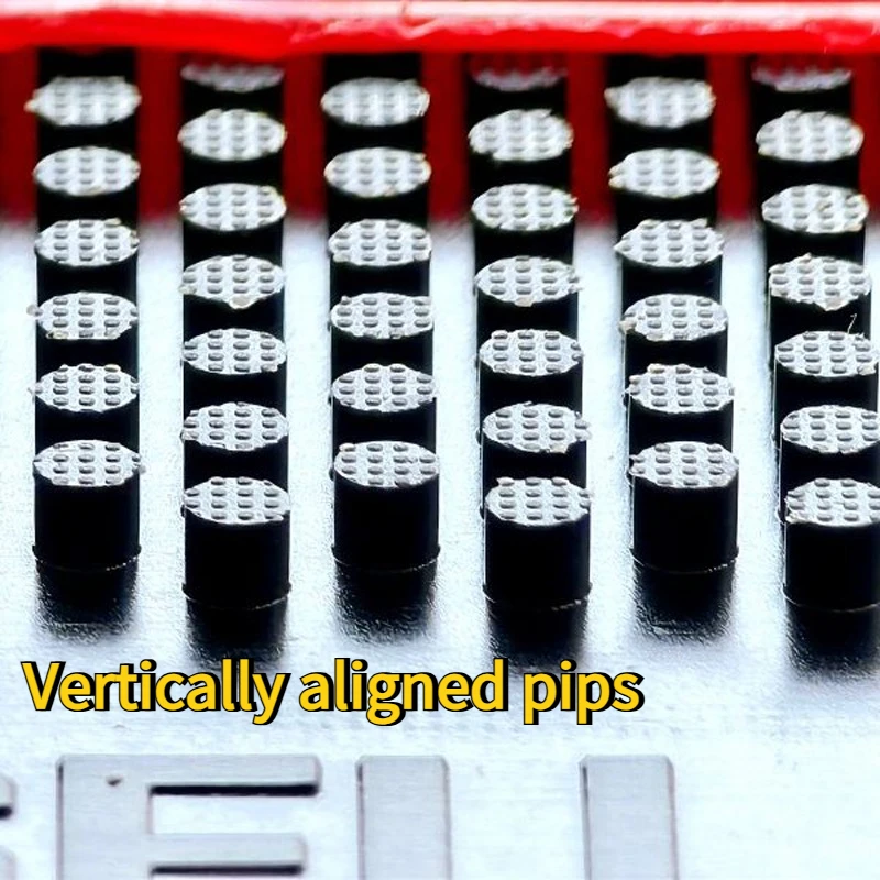 KASFU KF-917 OX Long Pips Table Tennis Rubber Vertically Aligned Pips Height 1.7 mm Non-Cured Tricky Offensive Ping Pong Rubber