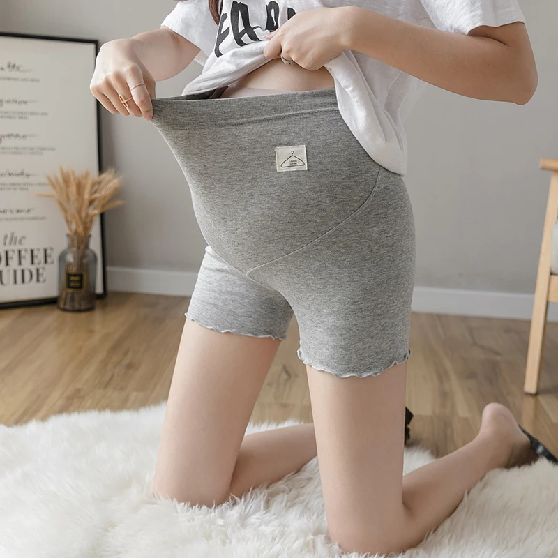 

Maternity Summer Shorts High Waist Safety Elastic Safety Short Pants Safety Shorts Ladies Pants Underwear Women Thin Sliming Fit
