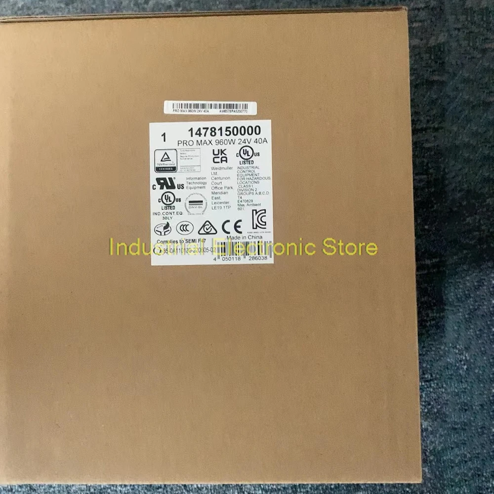 1478150000 For Weidmuller Switching Power Supply PRO MAX 960W 24V 40A
