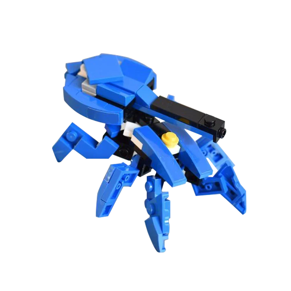 MOC Insect Mecha Spider Robot Tanks With Cannon Building Block set Animal Mechanical Poison Spider Brick Toys for Children Gift