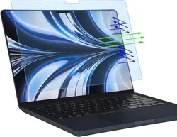 Ekran koruyucu mavi işık filtresi için MacBook Air 13 14 15 16 M1 M2 Pro Max yumuşak dizüstü Film