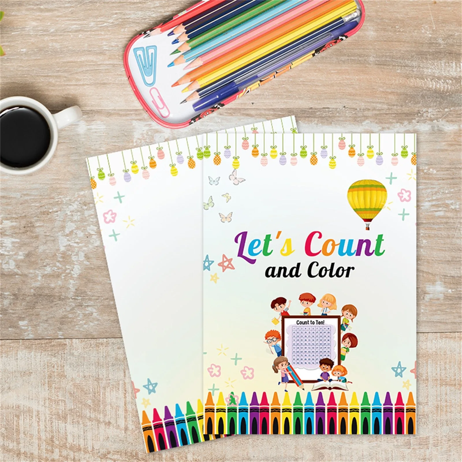 Математическая книга, рисунок животных, живопись, ручка управления, обучение детей, книга для раннего образования мозга для детей, 108 страниц