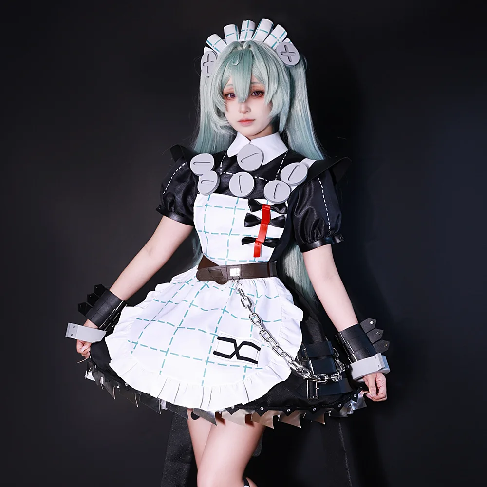 Zenless Zone Zero Collin Weeks أزياء تنكرية على طراز الرسوم المتحركة مجموعة أزياء الخادمة فستان الخادمة ملابس الرسوم المتحركة والألعاب