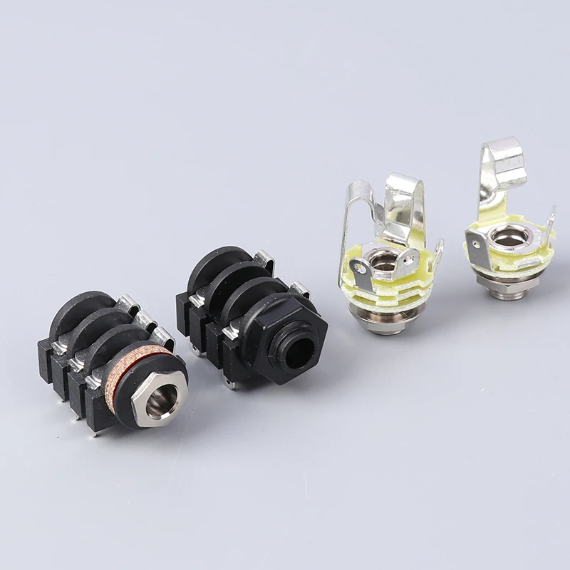 【REAN TRS Stereo 6.35mm Metal Female Jack 3 Pole NYS230 Audio Panel Mounting Socket 1/4