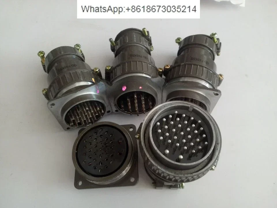 

Aviation plug socket P55K3Q-30 core 35 core, front and back installation, opening diameter 55mm circular connector