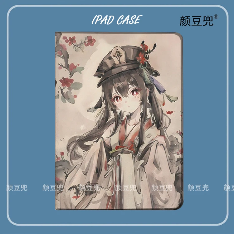 

Hutao аниме Genshin Impact Чехол для iPad 10,2 8th Air 4 5 6 Mini 5 6 7 Роскошный силиконовый чехол для iPad Air 4 iPad 10 Pro 11 13