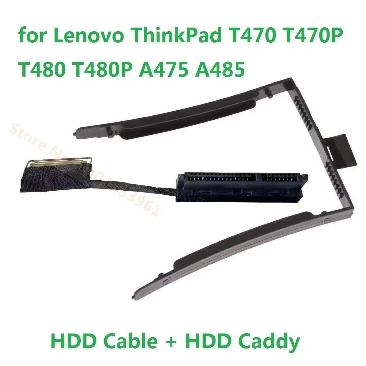Replacement 2.5 HDD SSD Hard Drive Cable Connector Caddy Bracket Tray for Lenovo ThinkPad T470 T470P T480 T480P A475 A485 0UR495