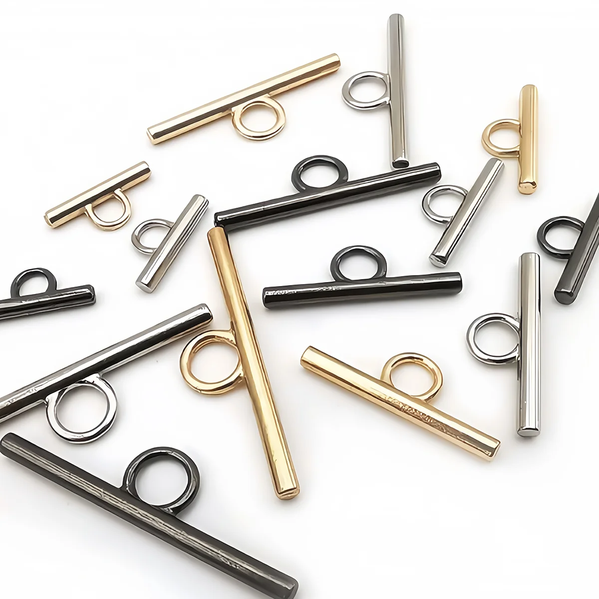 10-20 piezas de cierre OT de acero inoxidable, conector de cierres de palanca para hacer joyería DIY, conectores de collares, pulseras, accesorios de gancho