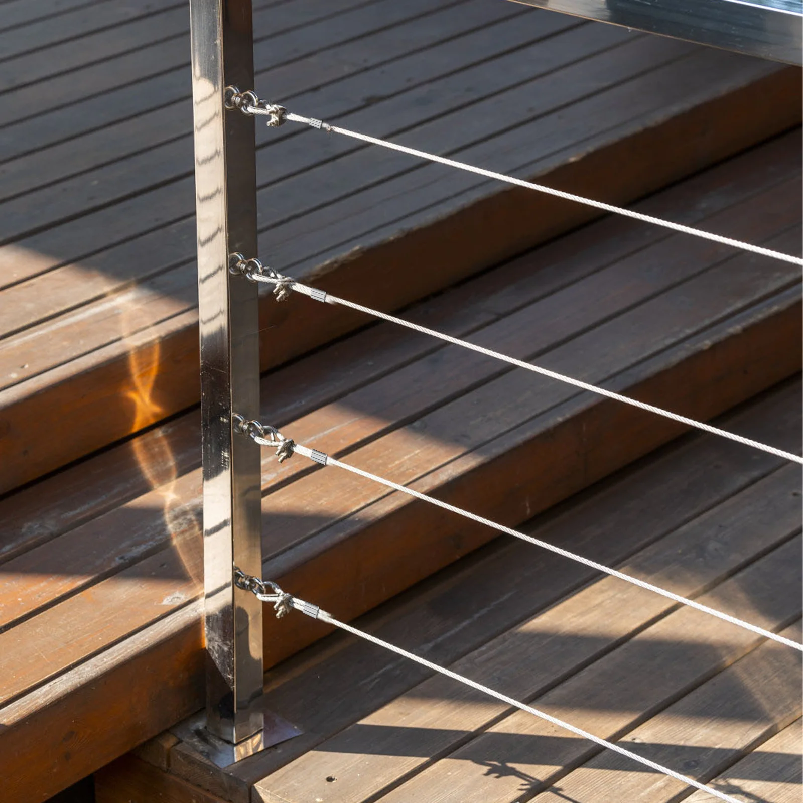 

1Set Steel Wire Rope 30 Meter 7x7 Strand Stainless Core High Load Capacity Cable for Gardening Construction Craft Outdoor