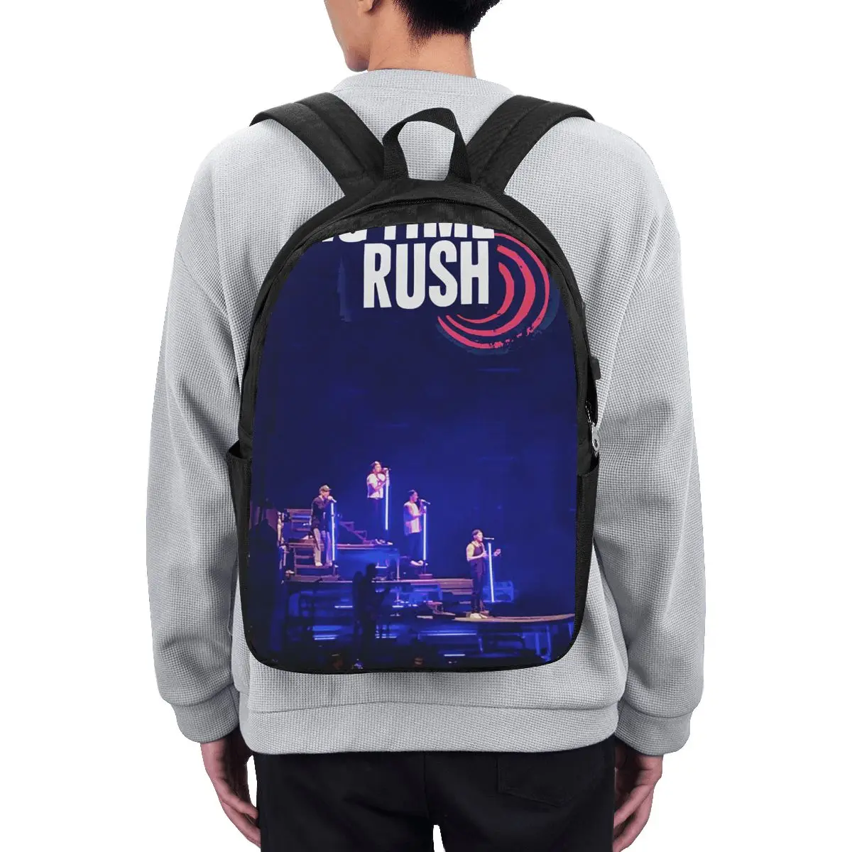 

Big Time Rush BTR Band Music Backpack Travel Notebook Bag Computer College Student School Bag Laptop Shoulder Bags for Men Women