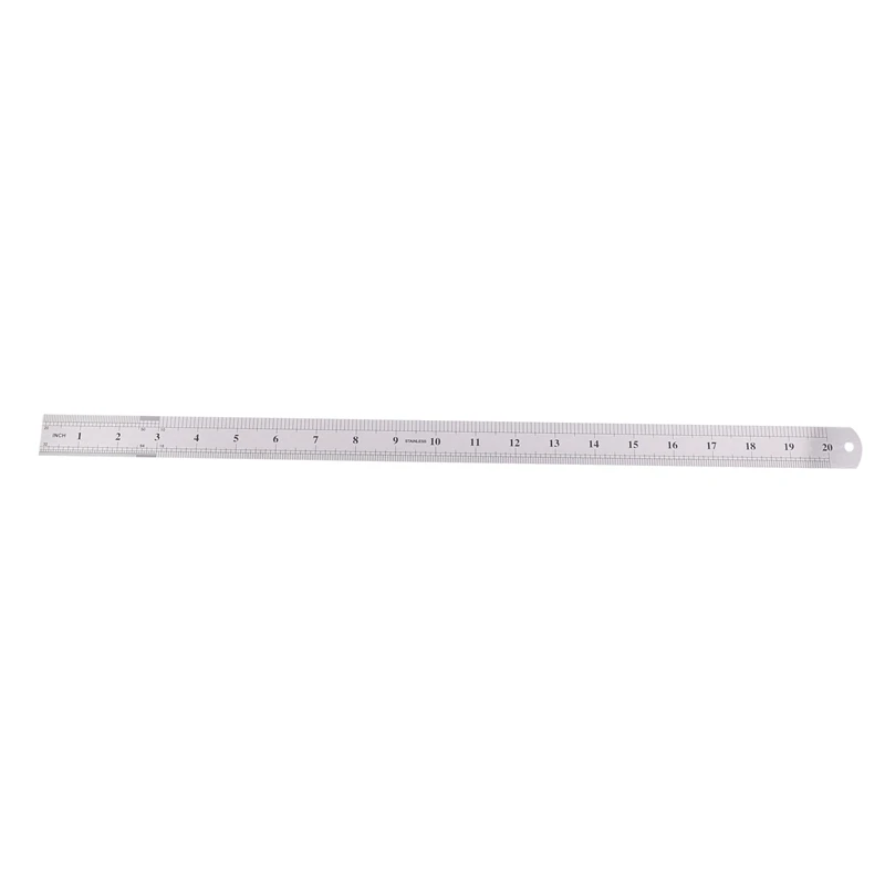 6X Groove Right Stainless Steel Metric Ruler 50 Cm Stainless Metric Ruler