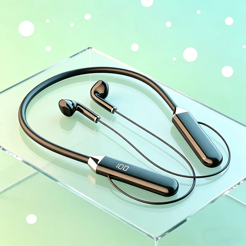 Tws hifi som neckband longa vida da bateria sem fio bluetooth5.3 fones de ouvido esportes gamer redução ruído