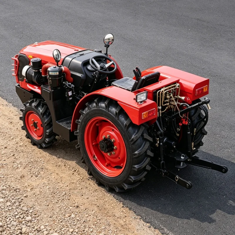 

Customized Dual CE/EMC Certified, 4WD Wheeled Cultivator, New All-terrain Tiller, Farm Cultivation Equipment