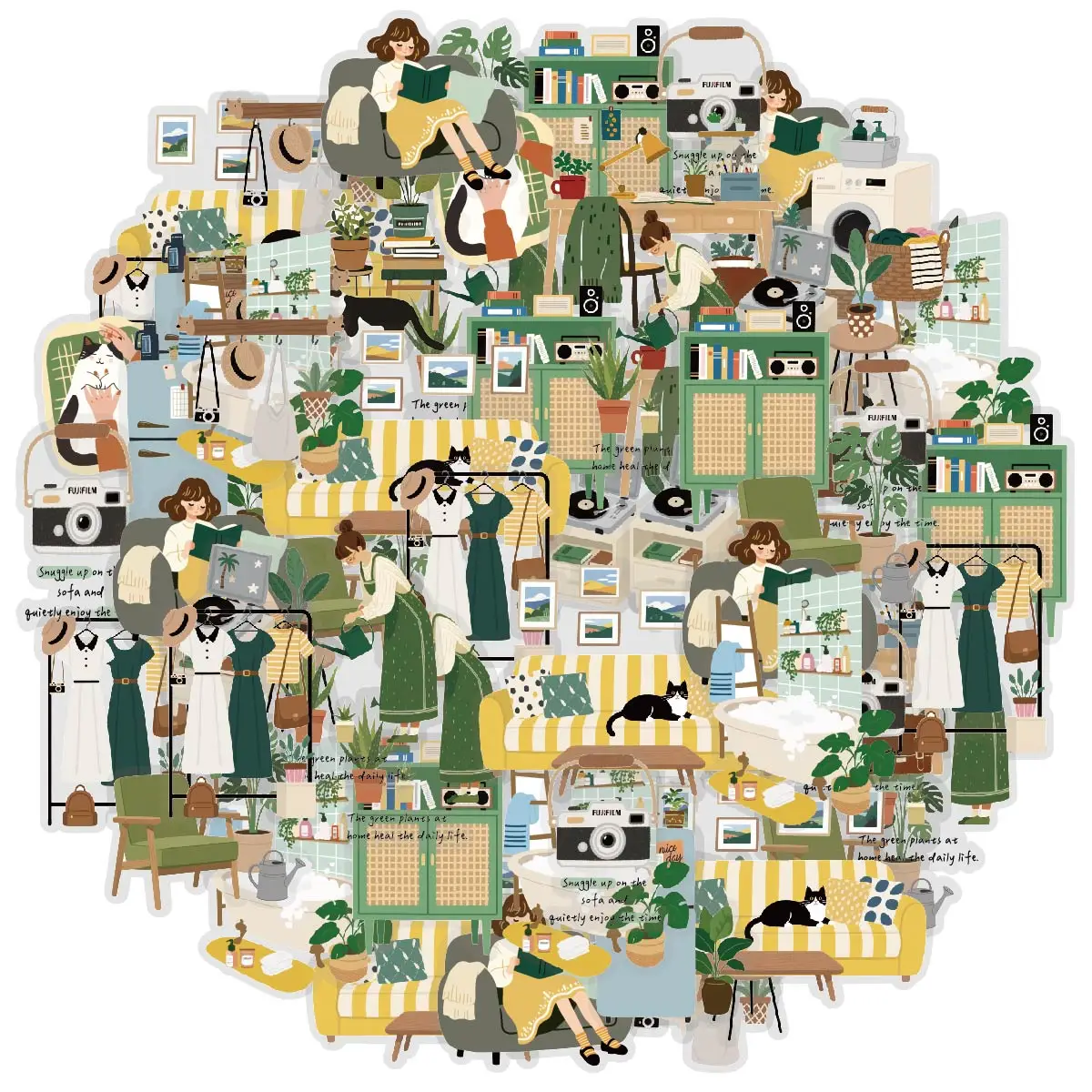 30 قطعة من الملصقات العائلية الممتعة للأطفال والكبار، مثالية لأجهزة الكمبيوتر المحمولة وحقائب اليد وصناديق الهدايا وحافظات الهواتف وديكور المنزل وهدايا عيد الميلاد