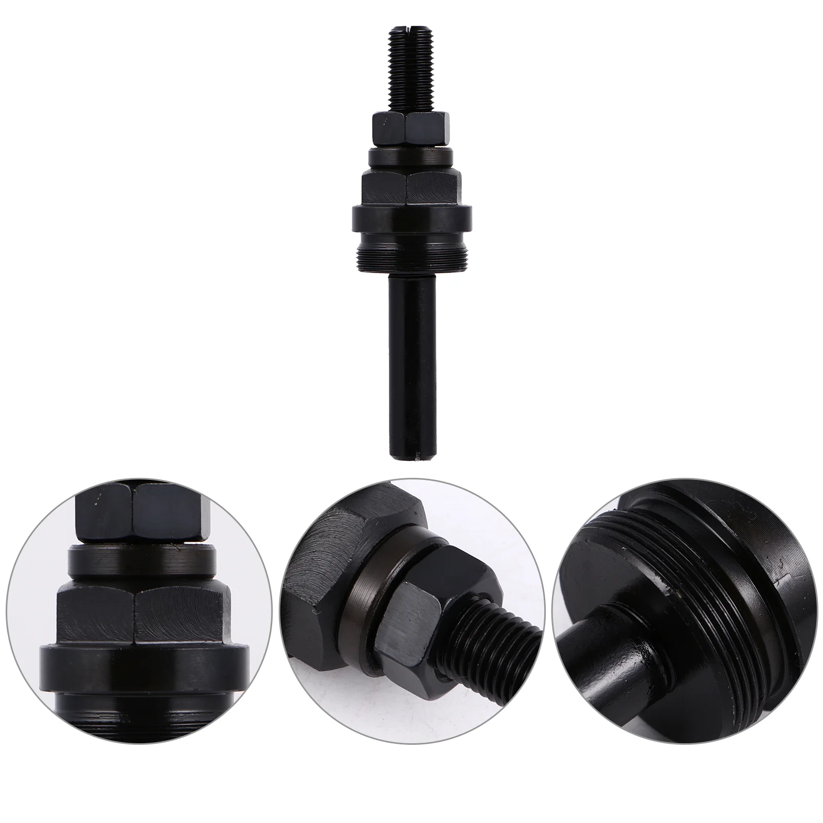 

5 C Kit Threaded Chuck Lathe Chucker Milling Machine Black High Speed Steel Collet Stop Accessories