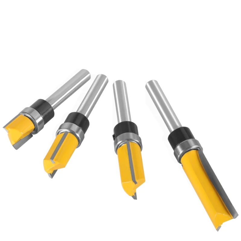 YUSUN Template Trim Pattern Bit Cove 1/2 Dia Carbide Cutters Router Bit  Woodworking Milling Cutter For Wood