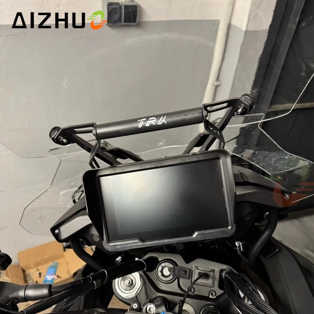 For QJMOTOR SRT 900 800 SX 750 900X SRT900 SRT800 Phone Stand Holder GPS Navigation Bracket For Benelli TRK 902 X TRK902 TRK902X