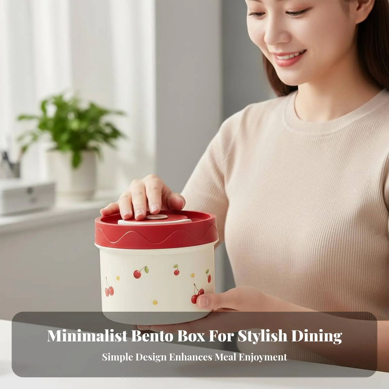 316 Stainless Steel Double-Tier Insulated Lunch Box, Leak-Resistant, Large Capacity, Portable Bento Bowl for Office, School view 2