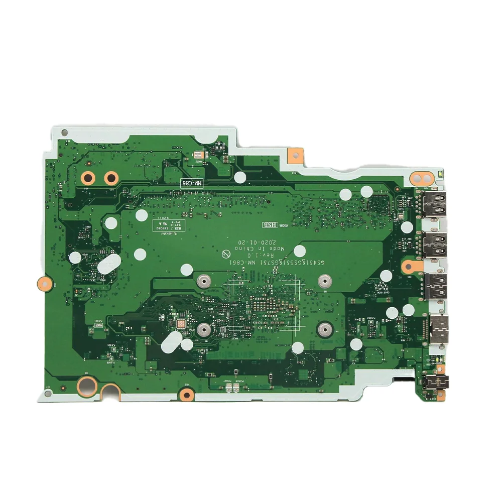 Laptop-Motherboard für Lenovo IdeaPad 3-15ARE05/3-14ARE05/3-17ARE05 NM-C861 mit CPU R3 R5-4500U R7-4700U RAM:4G 5B20S44297