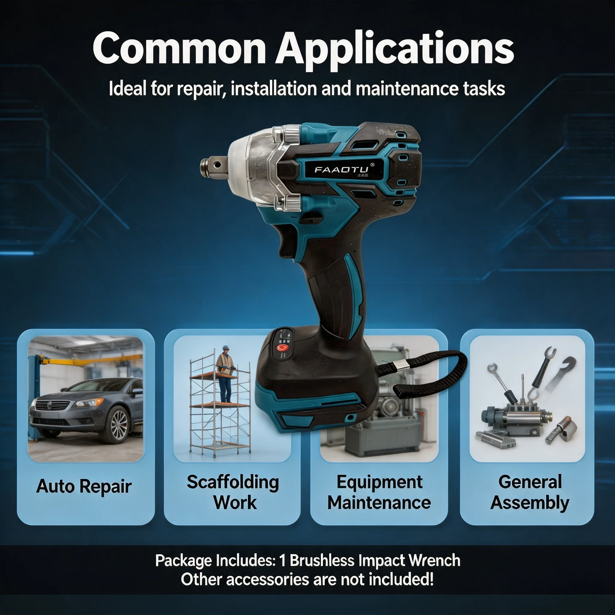 FAAOTU 285 cordless rechargeab - Torque Wrench review and price
