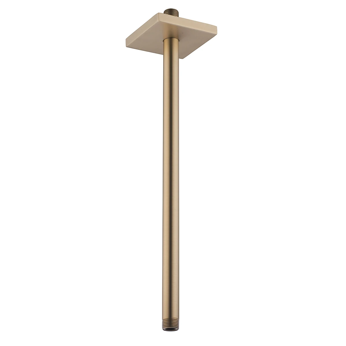 16 inch shower arm with flange stainless steel material ceiling type suitable for top mounted shower kit accessories.