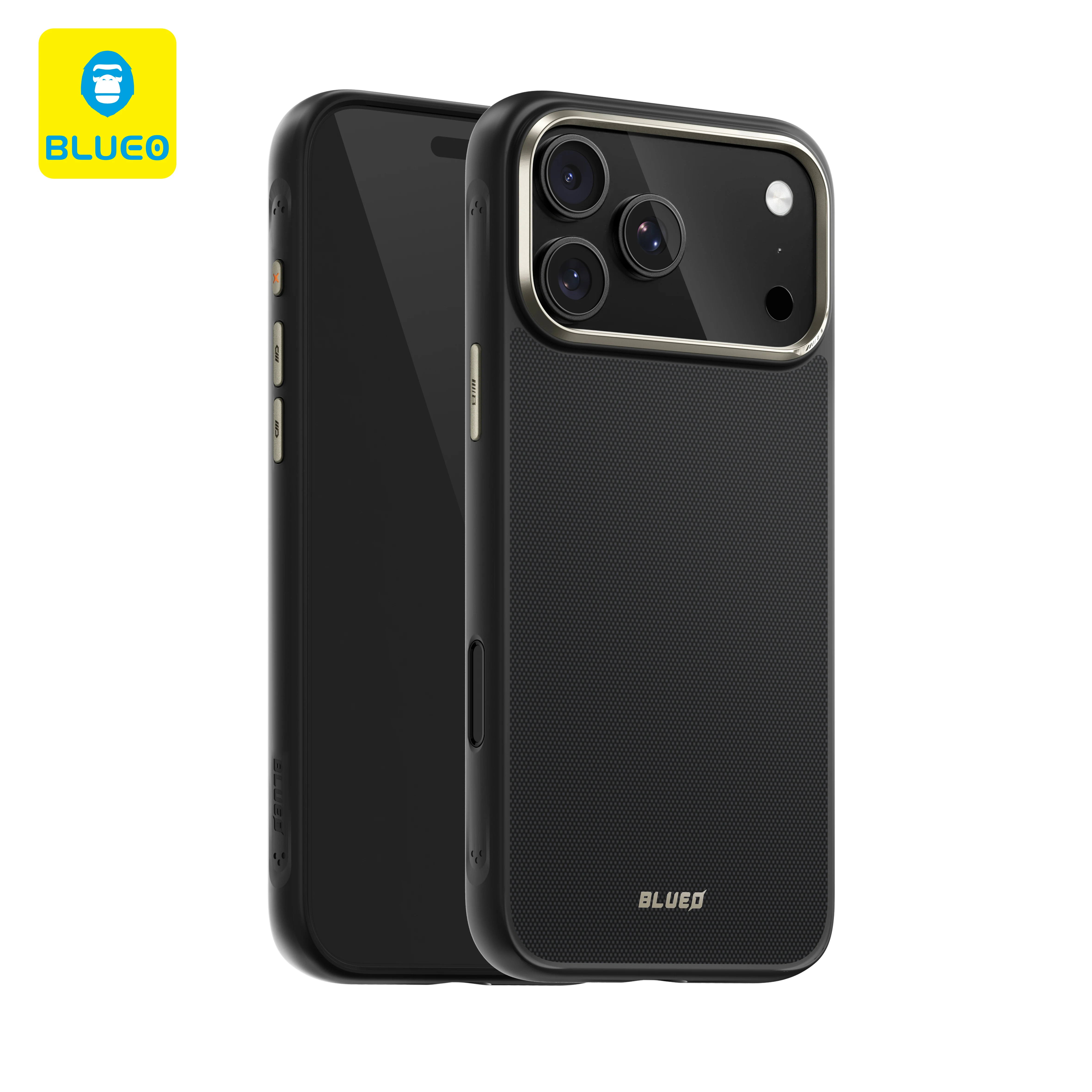 Original Blueo 600D Kevlar Series iPhone 17 Pro Max Aramid Fiber anti-fall Case With Magnetic for Iphone 17 pro case