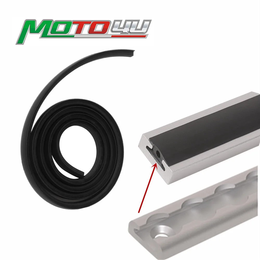 MOTO4U 1Meter Universal L Track Filler Strip 3.34-Foot Length Rubber Strip For All Styles of L Track Facilitates Easy Rolling