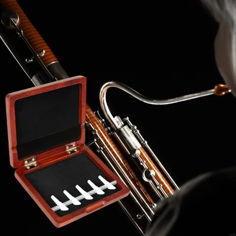 

Bassoon Holder with Protective Layer Woodwind Instrument Accessories Case Bassoon Holder for 5 Storage JOME
