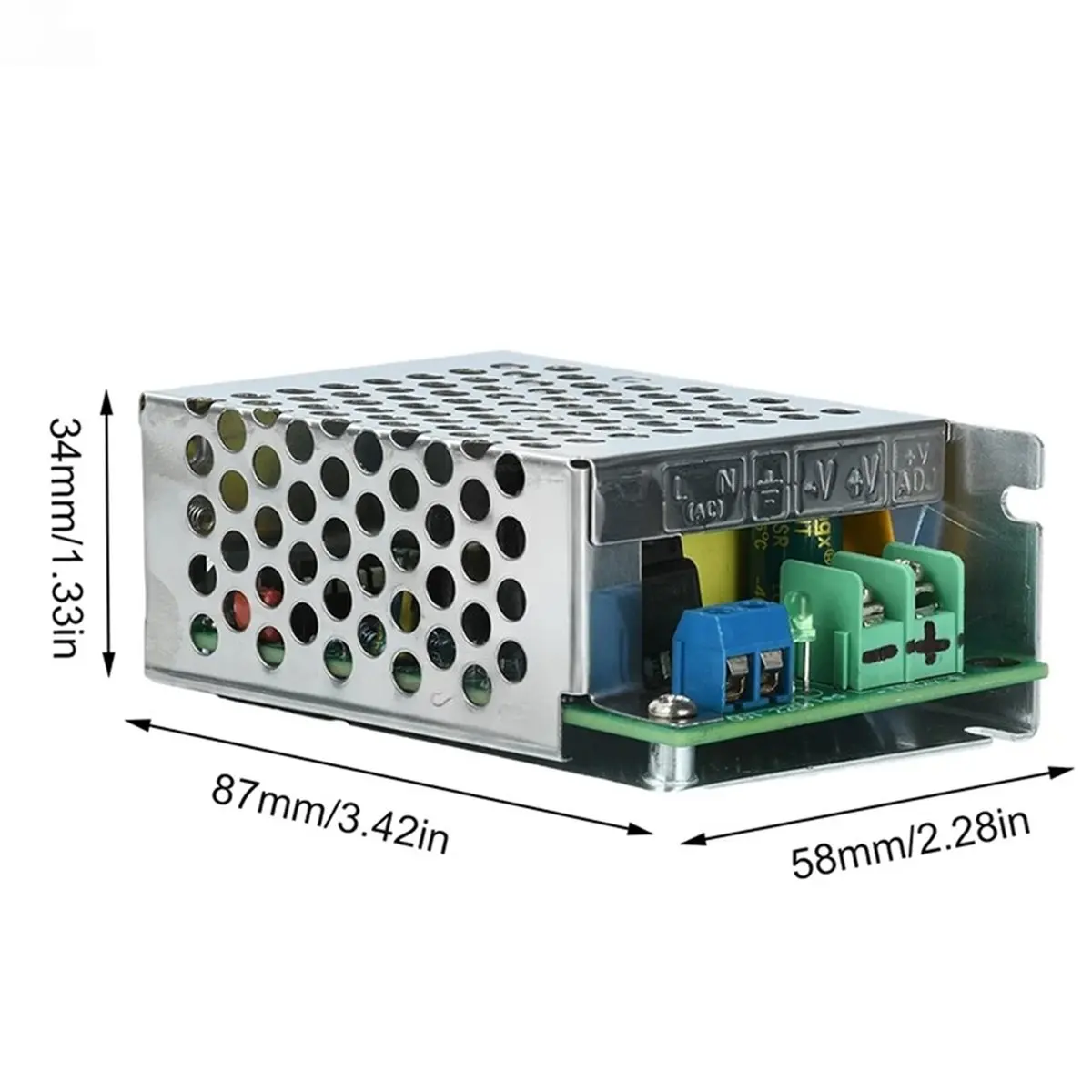 DC 12V to AC 220V 100W Inverter Board - Step Up Power Converter with Overload Protection