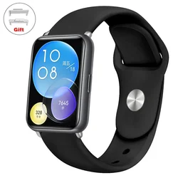Silicone strap For Huawei Watch FIT 2 band smartwatch wristband Sport Breathable bracelet correas Huawei watch FIT 2 Accessories