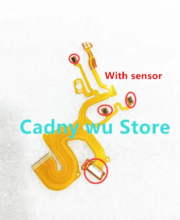 Новый основной гибкий кабель задней панели объектива для SONY DSC-W730 DSC-W830 W730 W830 WX60 WX80, запасная часть для цифровой камеры (с датчиком + розеткой)