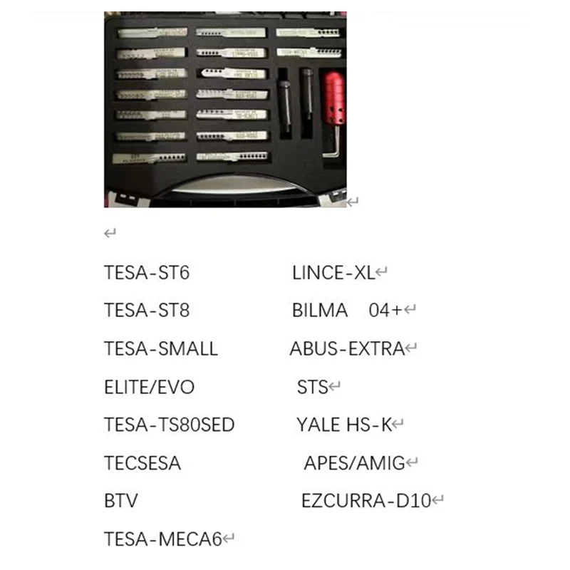 TinFoil s القصدير احباط اليورو الأوروبي نموذج A 15 في 1 TESA-ST6 ST8 MECA6 TECSESA STS BTV EZCURRA-D10 مفتوح سميث #3