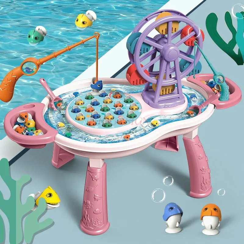 Magnetic fishing toys for children's early education