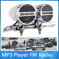 MT473 Waterproof Motorcycle Player Amplifier Stereo Bluetooth-Compatible 12V Music Speaker MP3 Player FM Radio Loudspeake