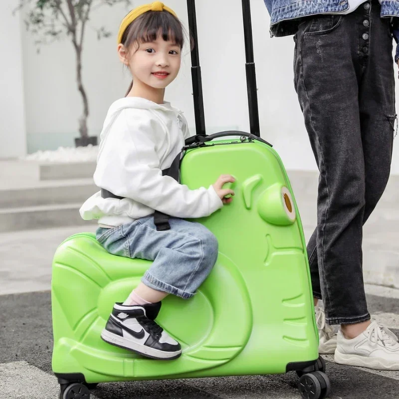 Children's Universal Wheel 24-Inch Cycling Suitcase