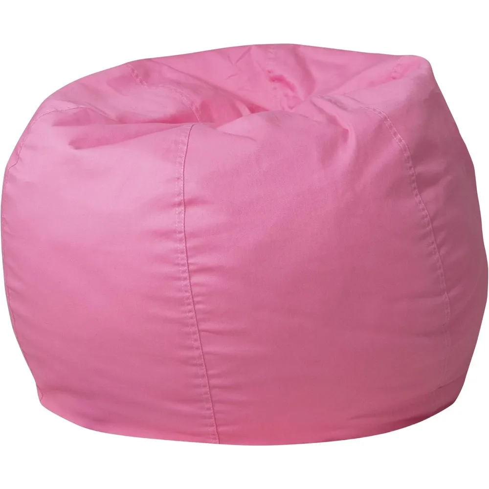 

Dillon Small Bean Bag Chair for Kids and Teens, Foam-Filled Beanbag Chair with Machine Washable Cover, Light Pink muebles