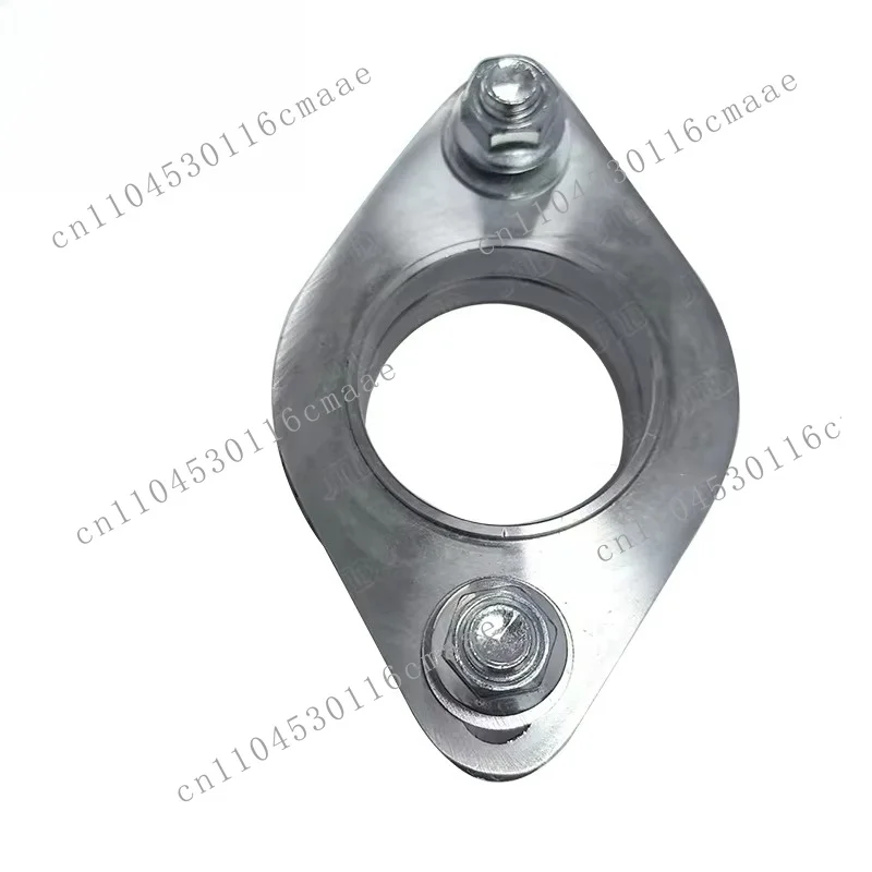 Stainless Steel 2 Bolt Exhaust Flange Heavy Duty Exhaust Connection Flange Replacement Spare Parts for Automotive Repair