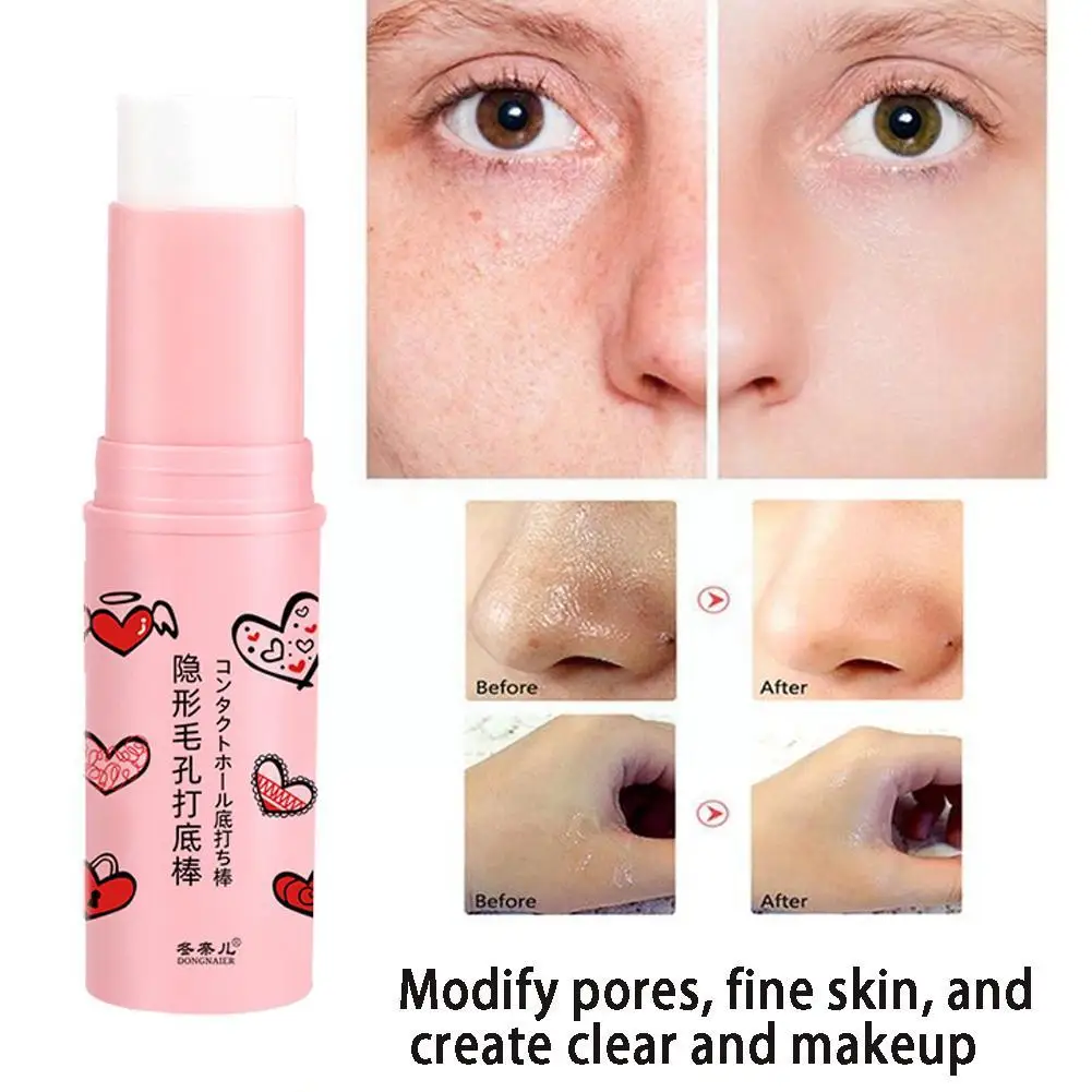 Magic Pore Eraser Primer Stick correttore per pori invisibile isolamento trucco Front Stick Primer per viso idratante 2023 nuovo C1x2