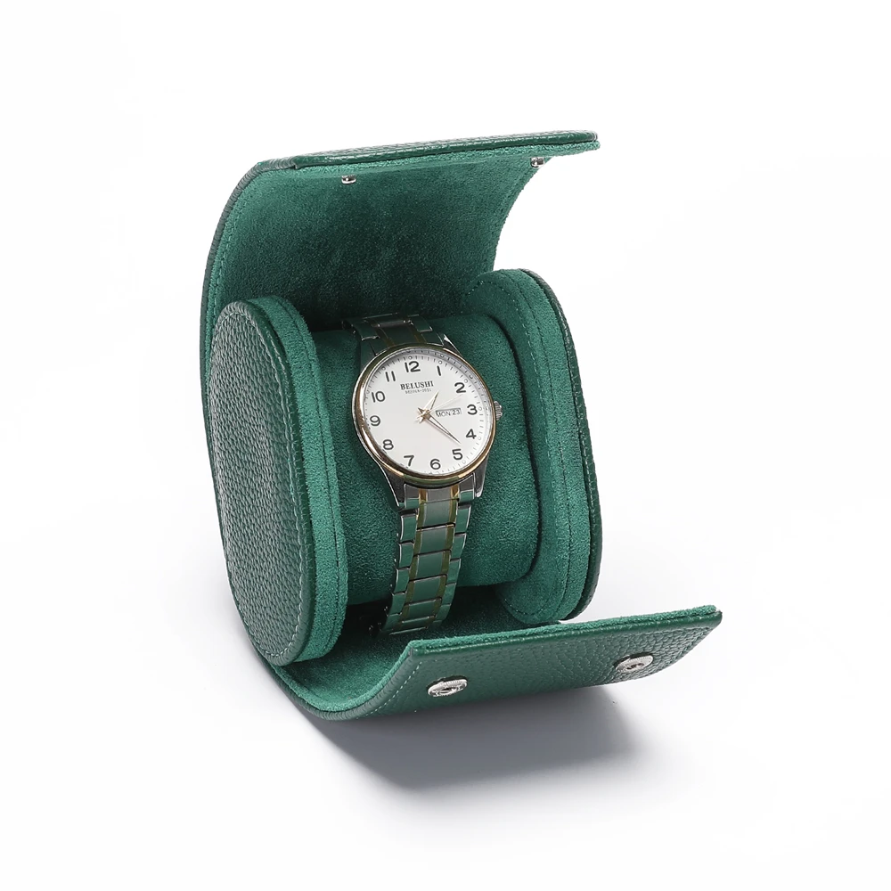 Embers lederen horlogerol 1 2 3 slots luxe echte horloge opbergdoos reistas horlogekast geschenkdoos horlogezakje