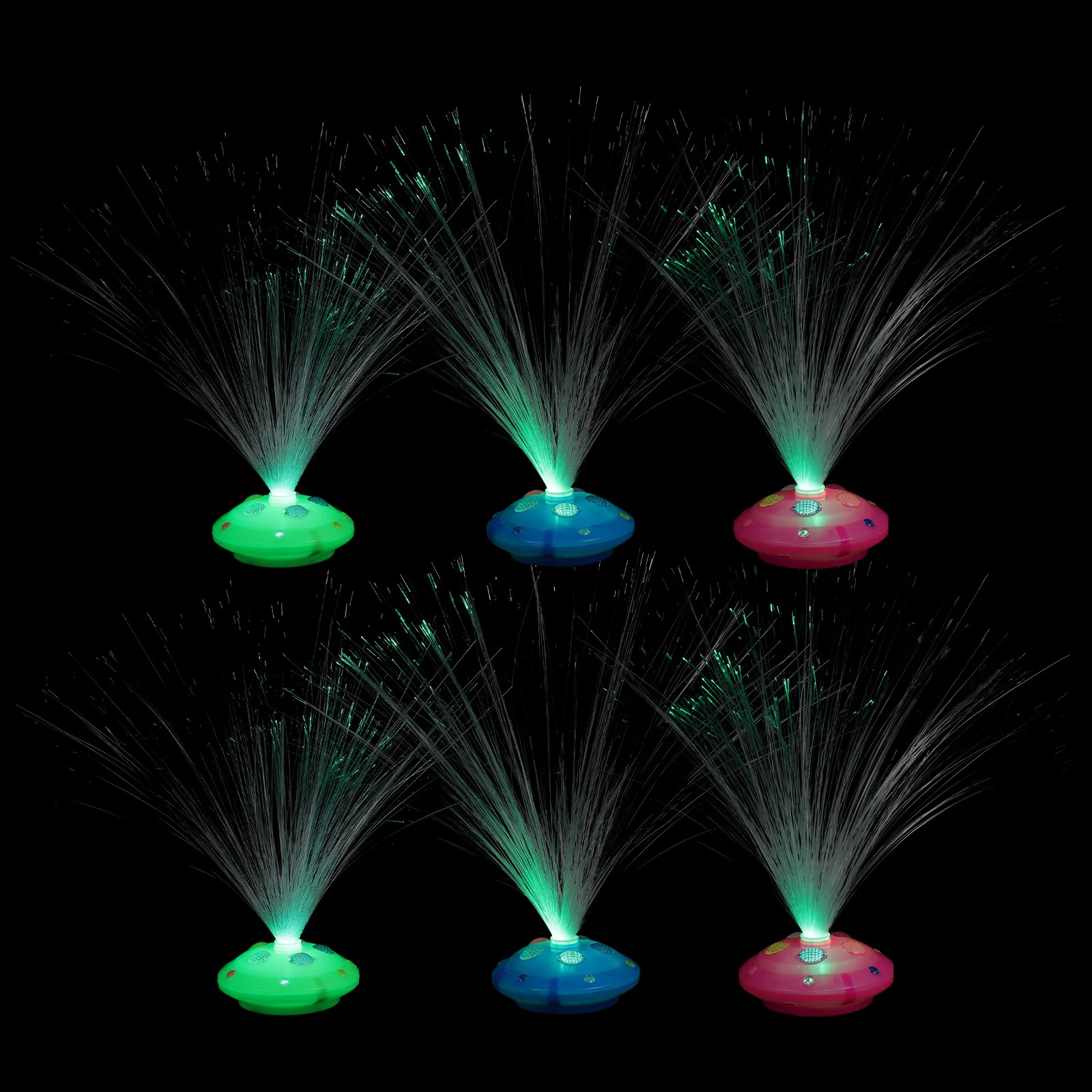 مجموعة واحدة من مصابيح الألياف الضوئية الأنيقة على سطح الطاولة مصباح ليلي ديكور لغرفة النوم وغرفة الحفلات وسطح المكتب مصباح جو للديكور #4