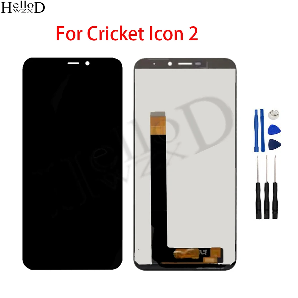 

New Tested LCD Display For CRICKET ICON 2 LCD Display With Touch Screen Digitizer Assembly