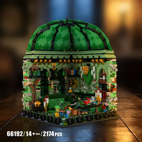 Creative Magic World Common Room Street View Harry Building Blocks Model Educational Toy Gift Kids puzzle Decorative MOC 2174pcs