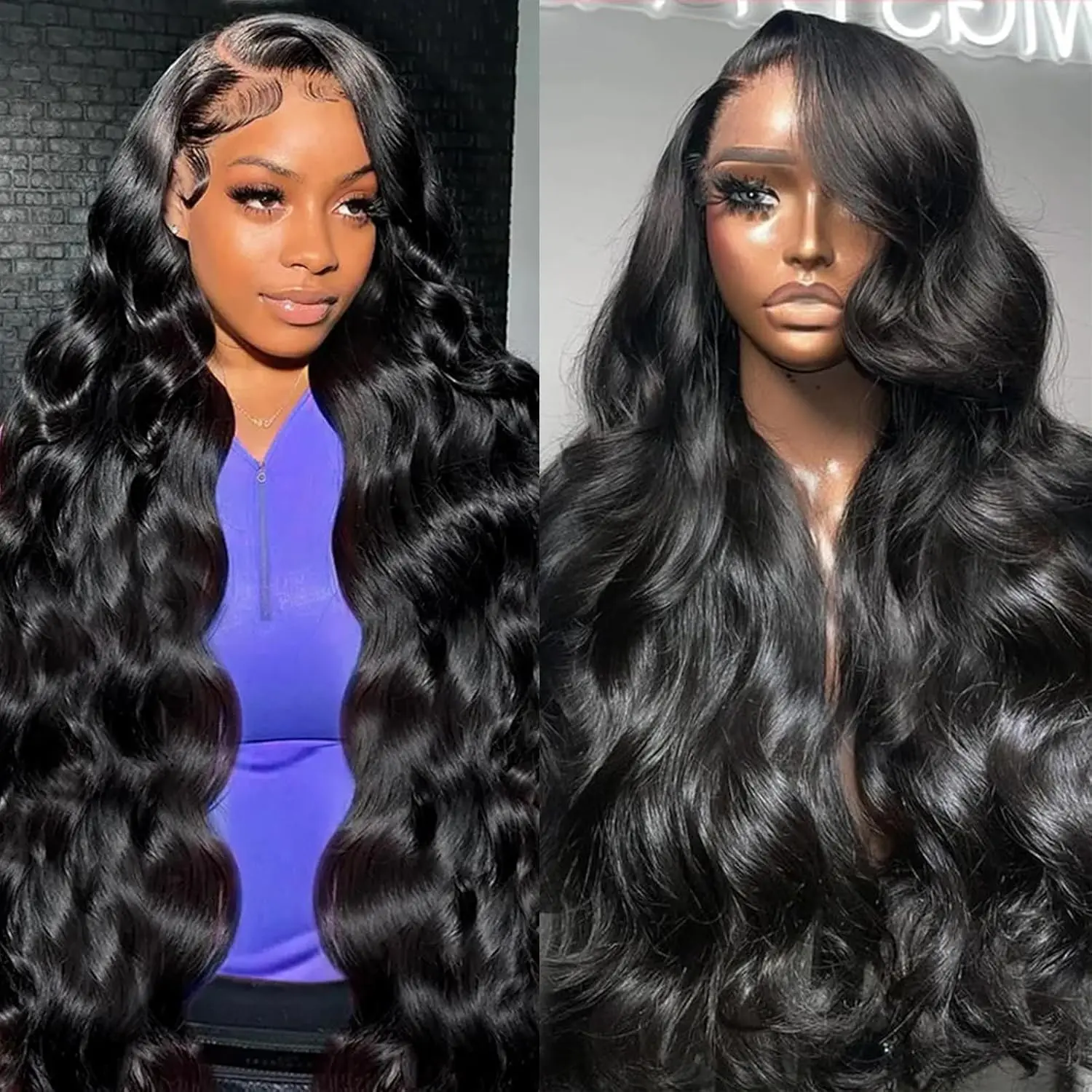 

30 34 Inch 180 Density Frontal Wig For Black Women Brazilian Body Wave Wigs Human Hair 5x5 Glueless Hair13x4 13x6 HD Front Wigs
