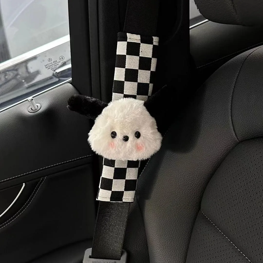 1pcs Car Safety Belt Cover Pads Universal Auto PU Leather Shoulder Cushion Protector Vehicle Seat Strap for Women and Children