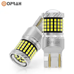 2PCS Super Bright Canbus LED Car Lights 1156 BA15S P21W 1157 BAY15D P21/5W 3156 3157 7440 7443 W21 Brake Tail lights White 12v