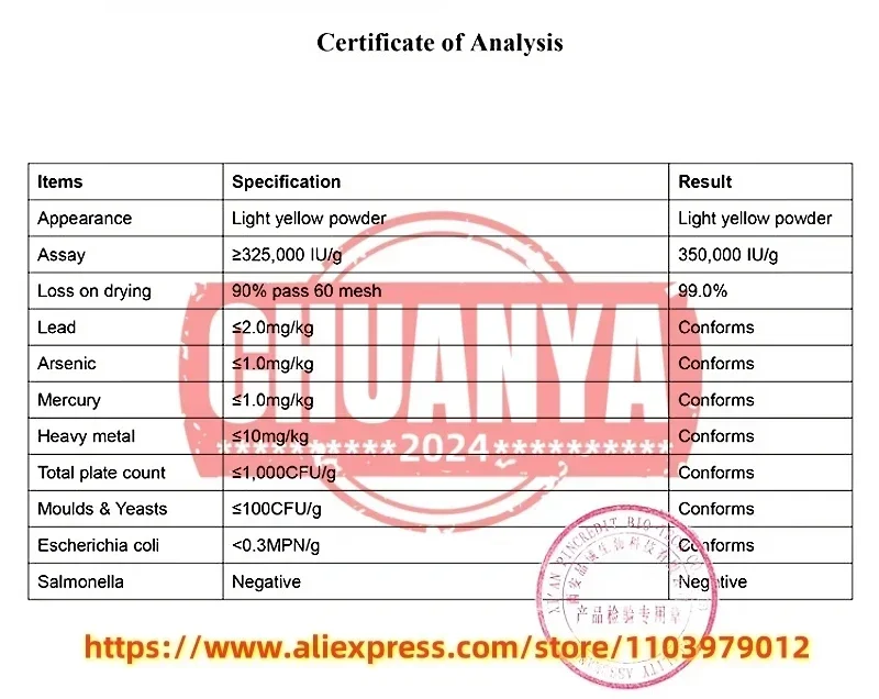 Retinol Anti-Envelhecimento Pó, Vitamina A, Reparos Linhas Finas e Rugas, Fade Scar e Sun Spots, Última Data, Atacado